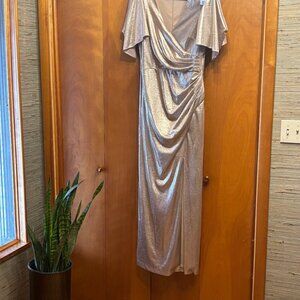 Eliza J Champagne Gold Evening Gown SIze 16